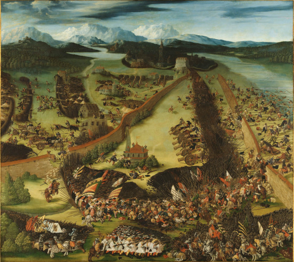 Rupert Heller, La battaglia di Pavia, olio su tela, 1529 / Stockholm, Nationalmuseum